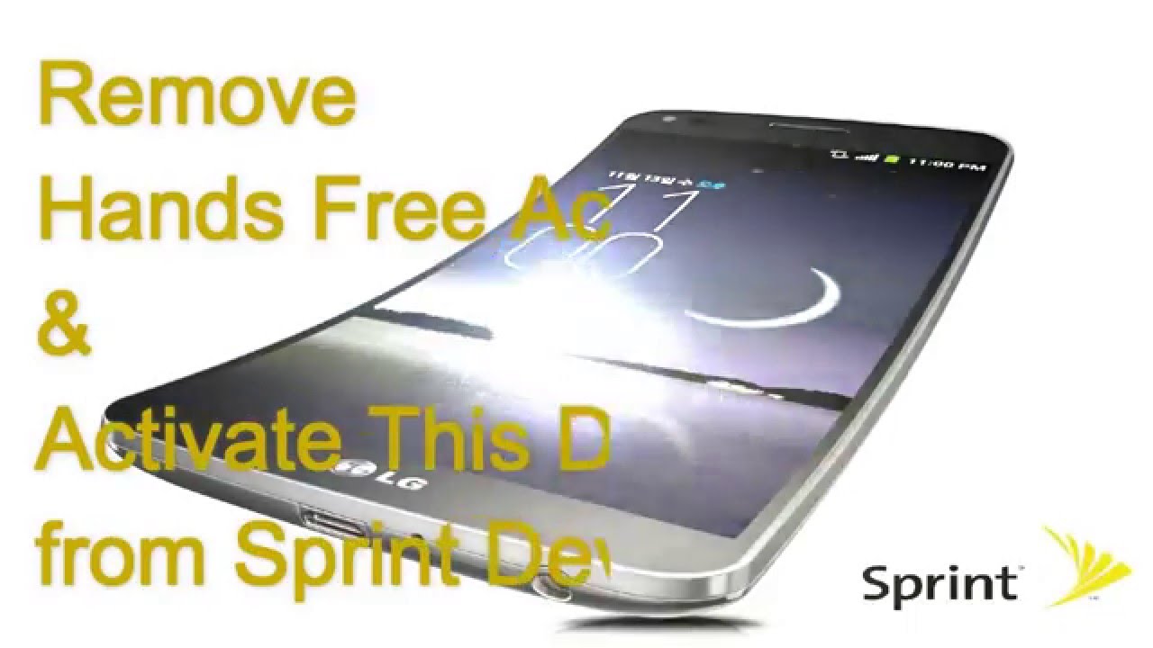 Sprint Hands Free Activation Failed